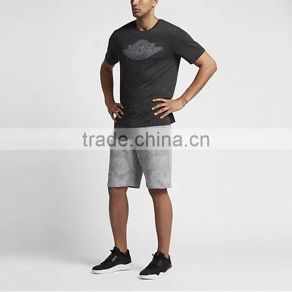 MGOO OEM Service Mens Casual Shorts In Blue Color Sport Wear Gym Pants In Stock photo-5