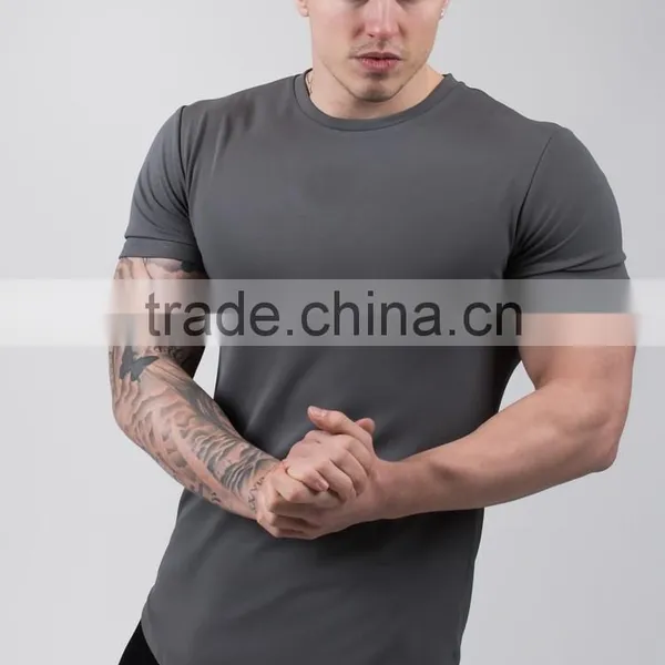 Mens Fitness Wear, Round Neck Muscle t Shirt photo-4