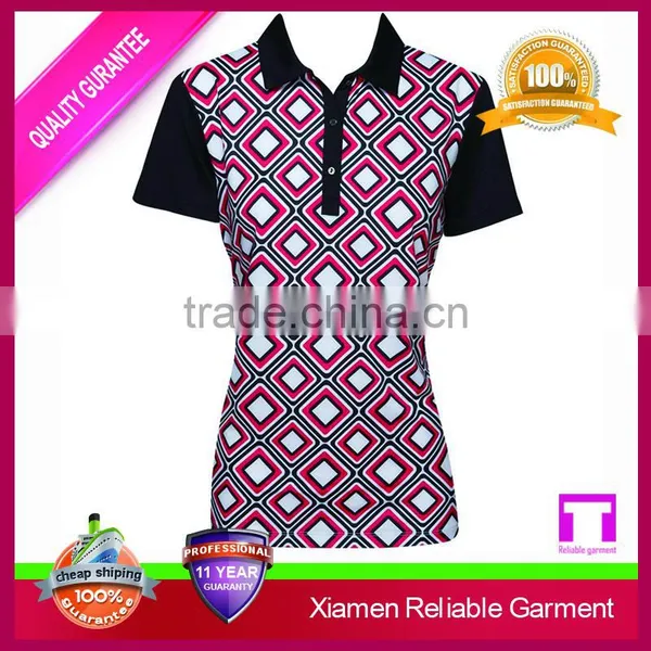 Pique Polo Shirt for Laday, Women Plain Polo Custom Clothing Manufacturers Wholesale photo-2