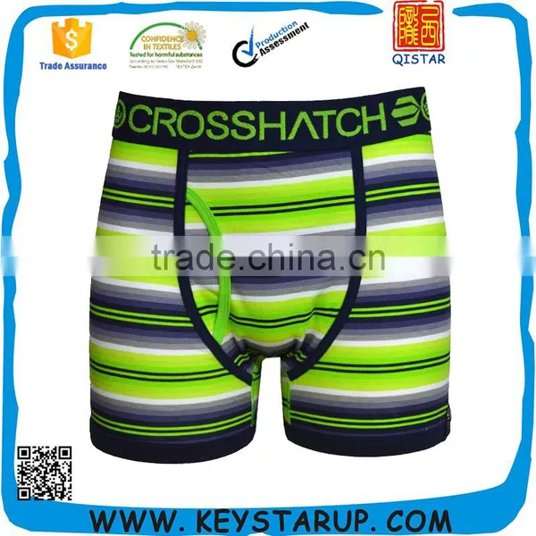 Sexy Seamed Man's Cotton Fabric Spandex Boxer Underwear photo-4
