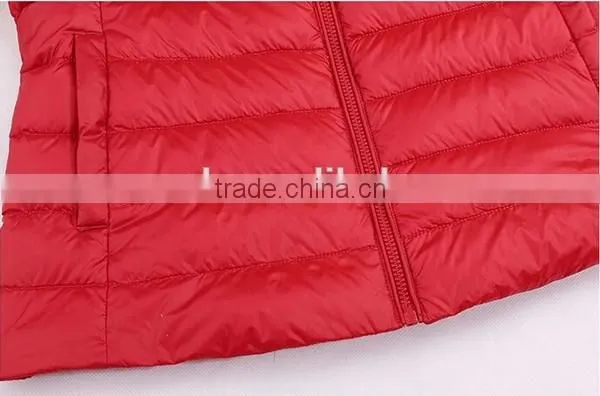 Slim Style Ladies Duck Sex Ultra Thin Foldable Down Jacket photo-3