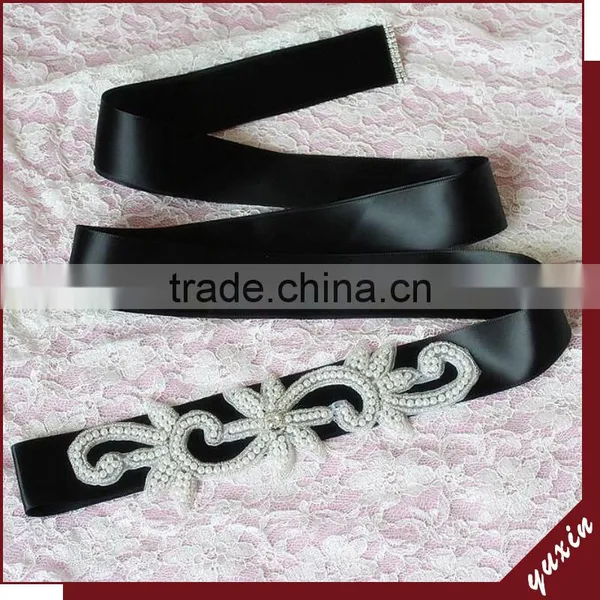 YXBB71 New Glaring Bridal Belts Wedding Belt With Diamond Sashes Rhinestone Bridal Belts Bead Sash