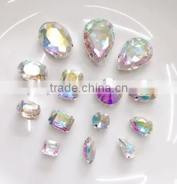 Teardrop Crystal Beads Crystal Fancy Stones for Dresses photo-5