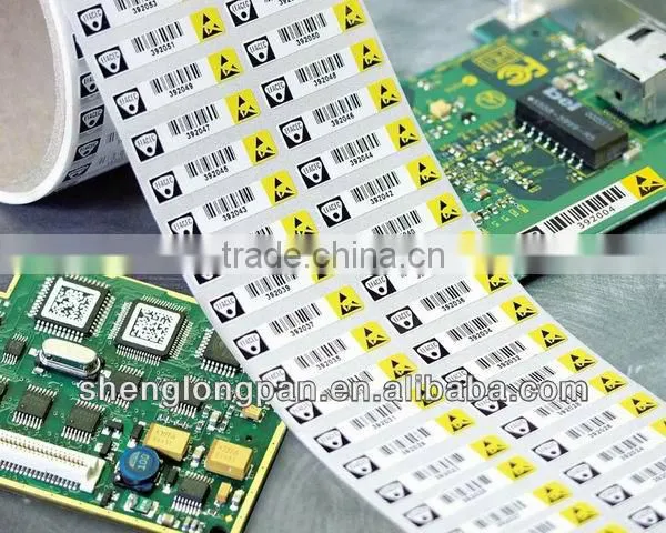 Polyimide label material