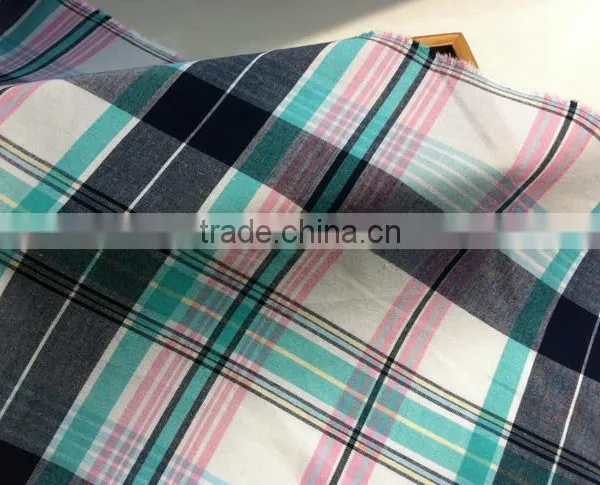 Colorful Check 100% Cotton Dyeing Dobby Fabric photo-3