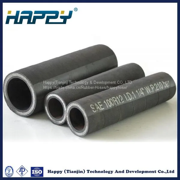 R12 Four Wire Spiral Oil Hydraulic Rubber Hose photo-3