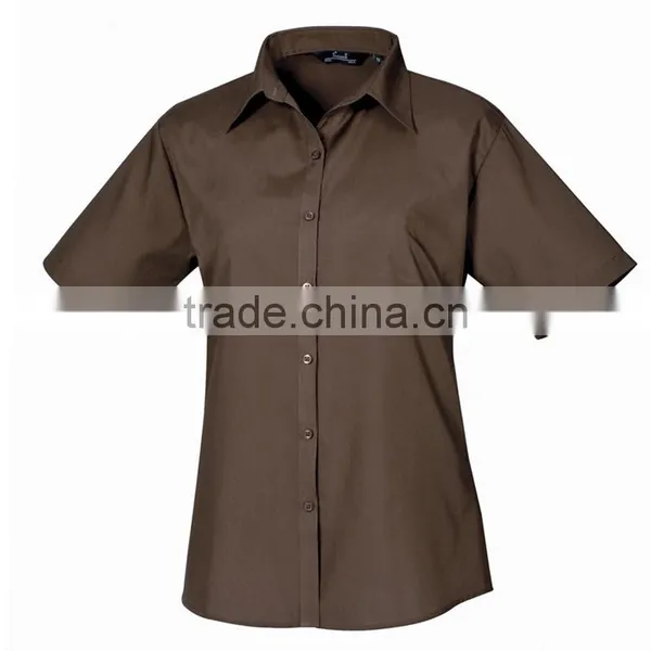 Cotton and Polyester New Women Work Shirts and Blouse photo-3