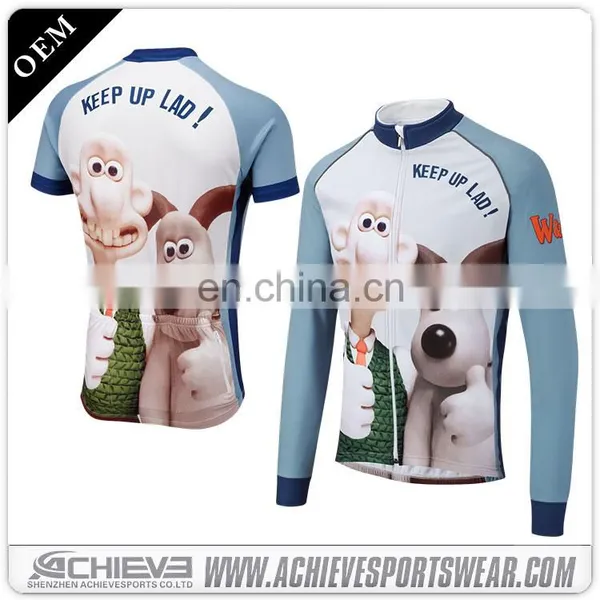 Cool Cycling Sportswear Sublimation Printing Cycling Jerseys photo-3