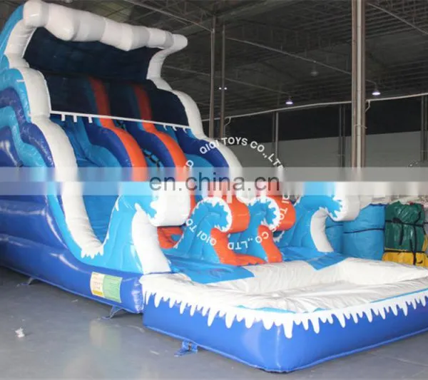 China Inflatable Cheap Slide With Arch Big Inflatable Water Dry Slide for Pool for Rental Business on Sale photo-2