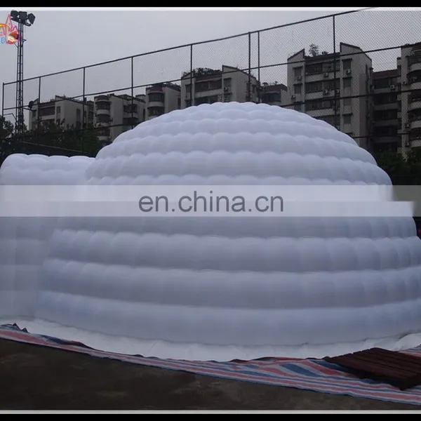 White Inflatable Tent Igloo , Inflatable Air Tent for Advertising Equipment photo-3