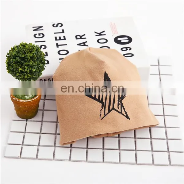 High Quality Fashion Printed Star Cotton Baby Hats&caps photo-3