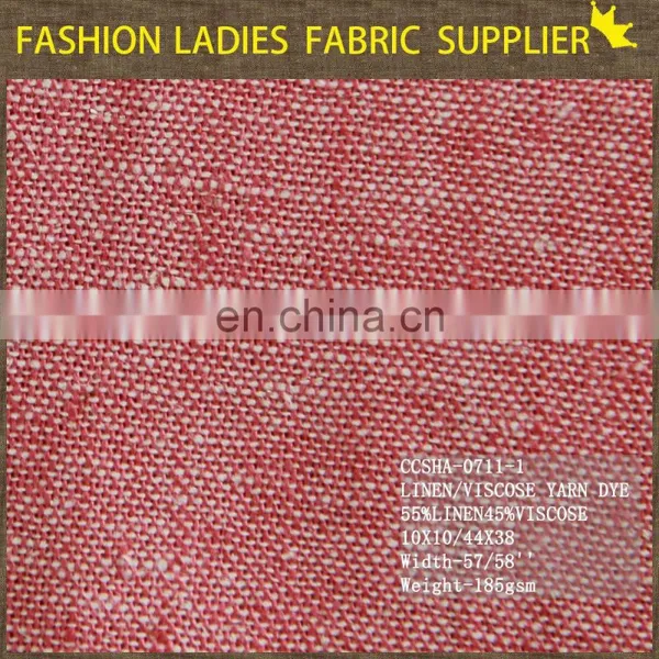 Top 15x15/54x52 Linen 155gsm Linen Fabric in Keqiao Shaoxing photo-6