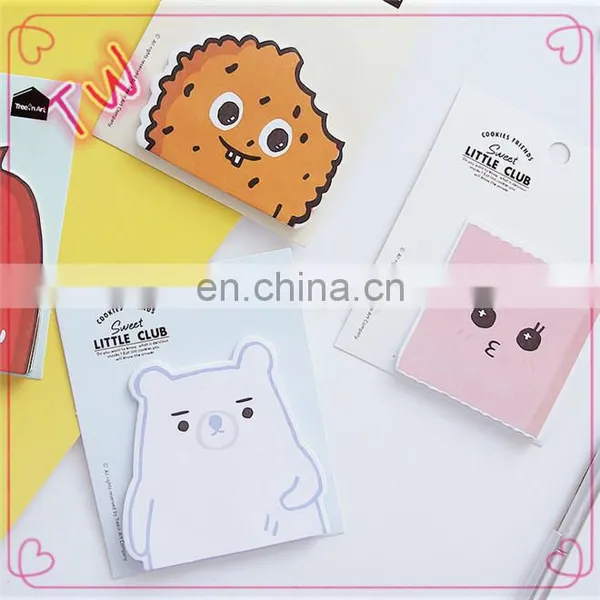 Fashion Customized Promotional Office Supplies Stationery Cartoon Design Letter Shaped Sticky Notes From China Import photo-3