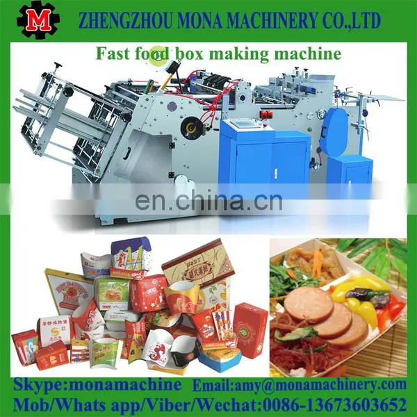 Good Performance and Professional Paper Lunch Box Making Machine on Sale photo-3