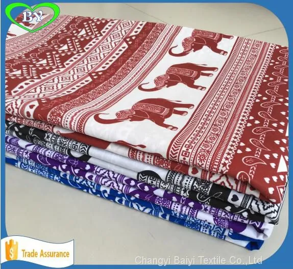 High Quality Custom Printing 100% Polyester Wholesale Bed Sheet Fabric in Rolls photo-5