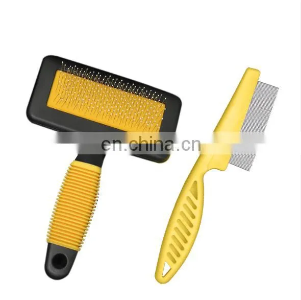 Wholesale Pet Grooming Kit Pet Nail Clippers Dog Hair Flea Comb Pet Massage Brushes photo-4