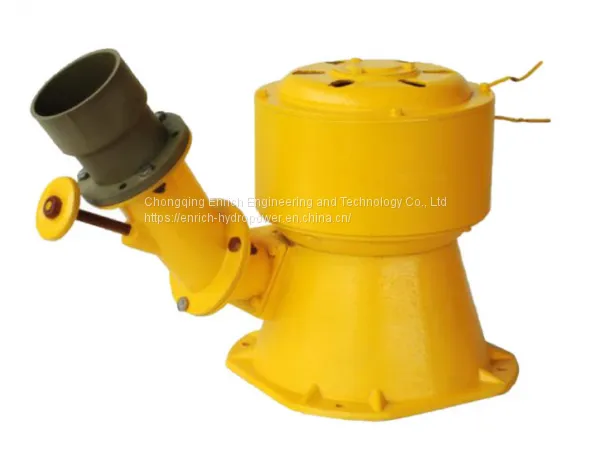 0.6KW to 5KW Mini Small Micro Alternative Dual Wheel Impact Type Hydroelectric Hydro Hydraulic Power Water Turgo Inclined Jet Turbine Angular Impulse Turbine Generator Pico Turbine Permanent Magnet Excitation Generator For Homes Farm Use photo-3