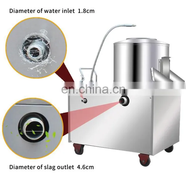 YQ-350 Classical Black Sand Vegetable Processing Machine Potato Sweet Potato Ginger Yam Peeling Machine Price For Sale in 2020 photo-7