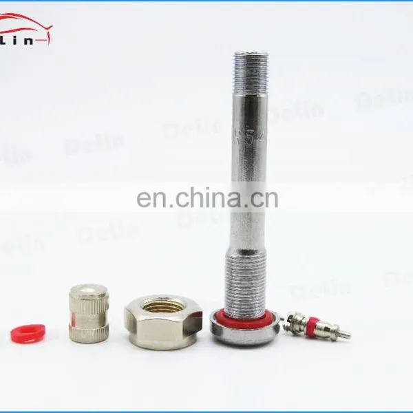 DeLin Copper Brass Stainless Steel Truck Tire Valve TR543 Valve Stem photo-5