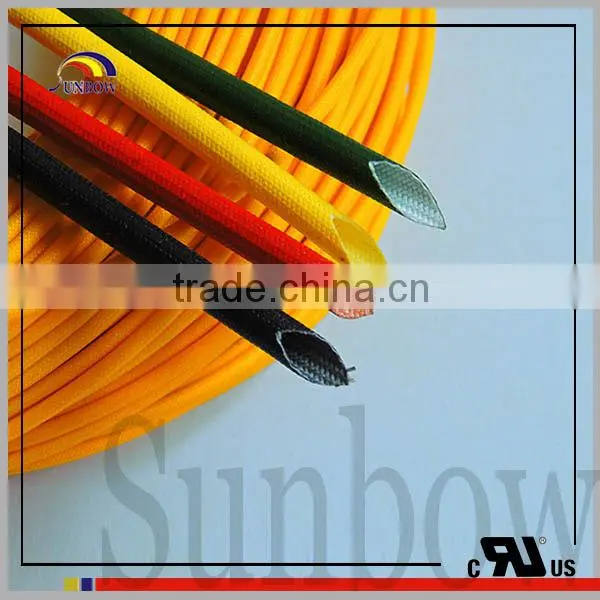 UL Listed Flame Retardant Insulation Silicone Fiberglass Sleeving photo-5