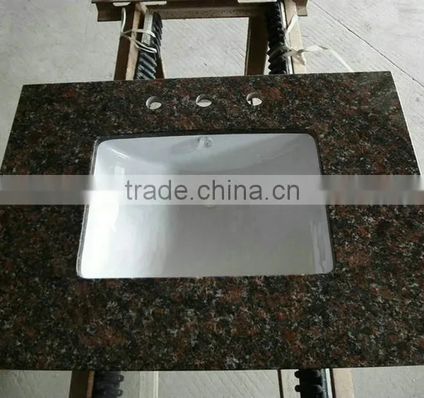Product Easy to Sell One Piece Sink Granite Vanity Top Made in China photo-6