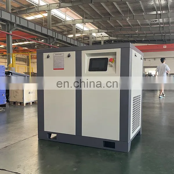 Bison China 75 Hp 55Kw Oilfree Small Rotary Screw Type Air Compressor With Dryer photo-2