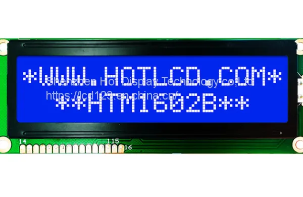 16x2 Character Medium/Green Backlight/HTM1602B