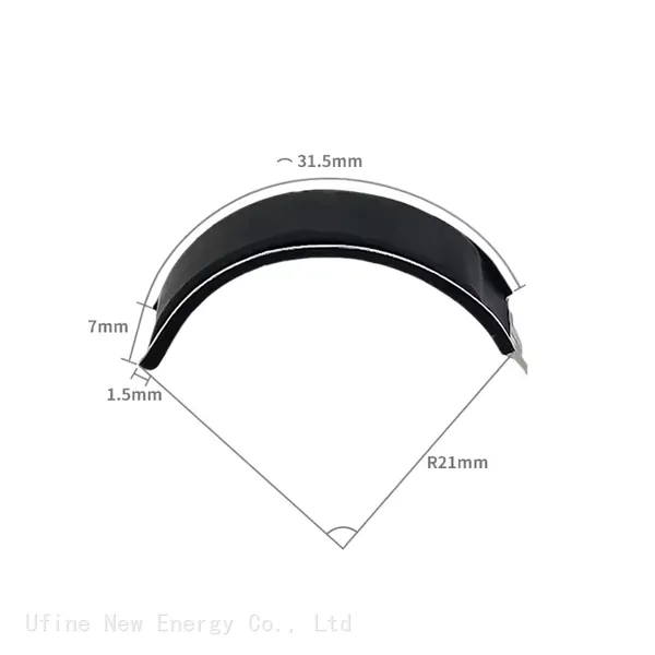 Ultra-Thin Flexible Curved Smart Wearable Ring Lipo Battery Cells UFX 150732 20mAh 3.7V Customized Special From Chinese Factory photo-3