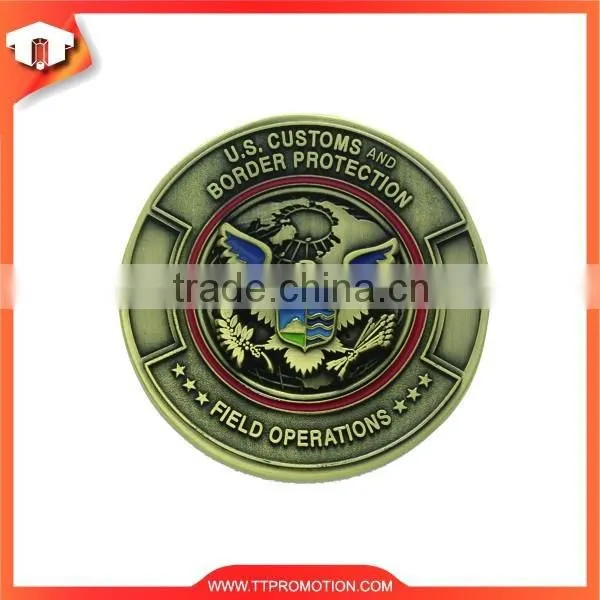 2015high Quality Low Peice Newest Metal/gold Coin photo-2