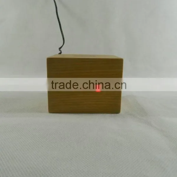 WL0421T Nature Material LED Digital Snooze Indoor Resin Clock