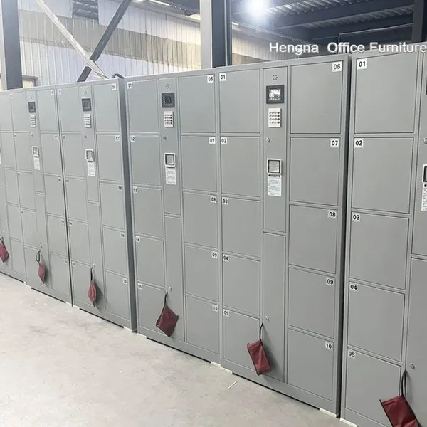 Shopping Mall Electronic Locker System - Customer Smart Storage with QR Code Access