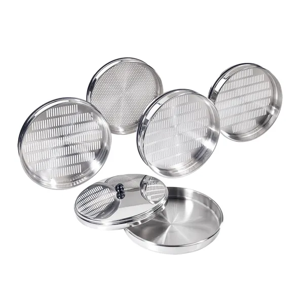 Stainless Steel Laboratory Test Sieve 200/300/400/500/600mm Soil Sand & Filters Sieve With Welding & Bending Services photo-2
