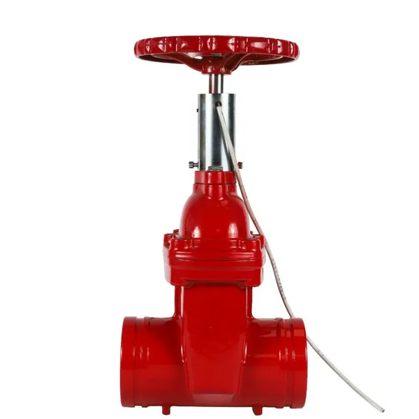 ANSI Gate Valve Red Air Defense Grooved End C515 Z45X-16 Rising Stem Resilient Seated Seal Manual Dark Wedge Yoke (OS&Y) photo-6