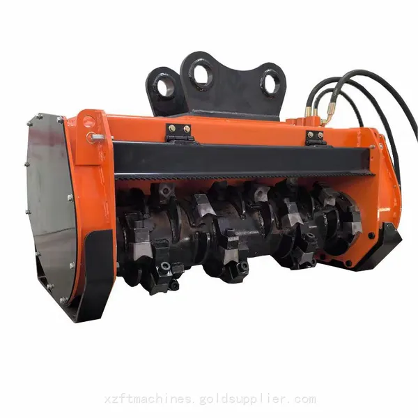 Hydraulic Mulcher for Excavator Vegetation Clearing & Brush Shredding Attachment