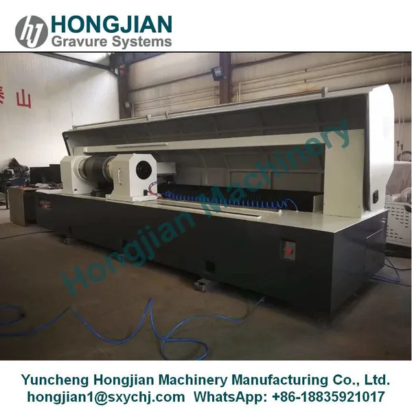 HJ Laser Engraving Machine for Gravure Cylinder Embossing Cylinder photo-3