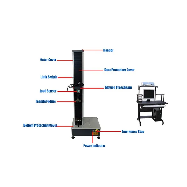 5000N Universal Material Tensile Strength Testing Machine Cloth Tensile Strength Tester Wire Tension Test Machine photo-5