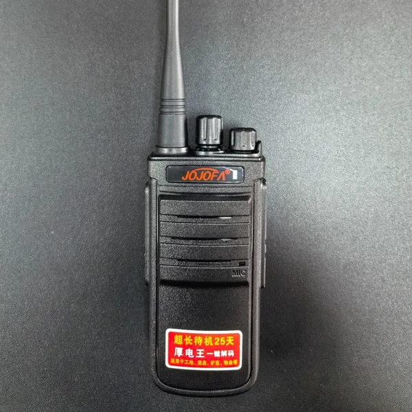 JOJOFA High Power Outdoor Handheld Intercom, 10KM Communication Equipment Worksite/Hotel photo-2