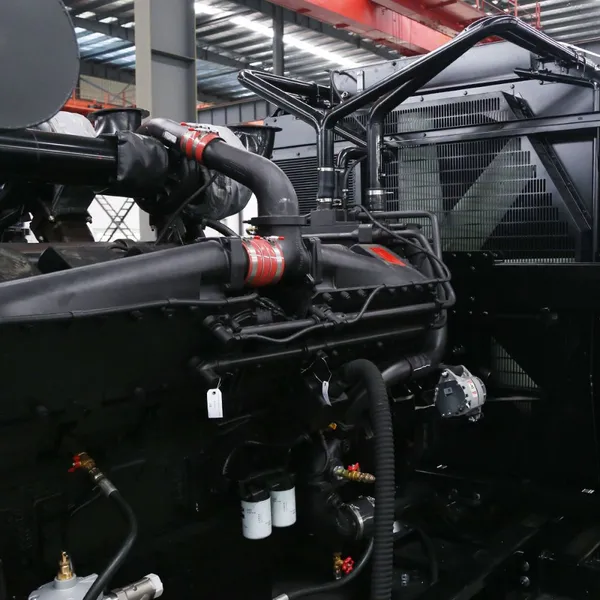 550KW Low Fuel Consumption Diesel Genset Rural Area Large Scale Power Generation Unit photo-4