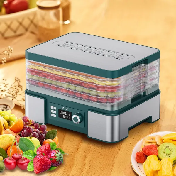 Food Dehydrator With Timer, Temperature Settings Overheat Protection photo-3