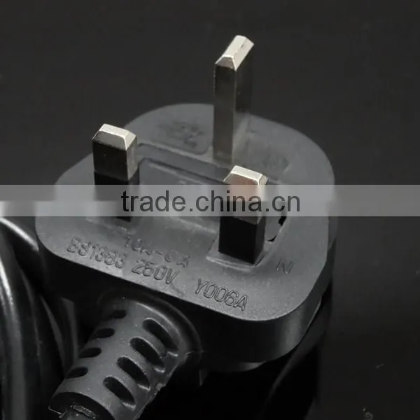 Fast Delivery Power Cable UK Mains Male Fused Plug to IEC C5 Female Socket 13A (amp) 2m photo-4
