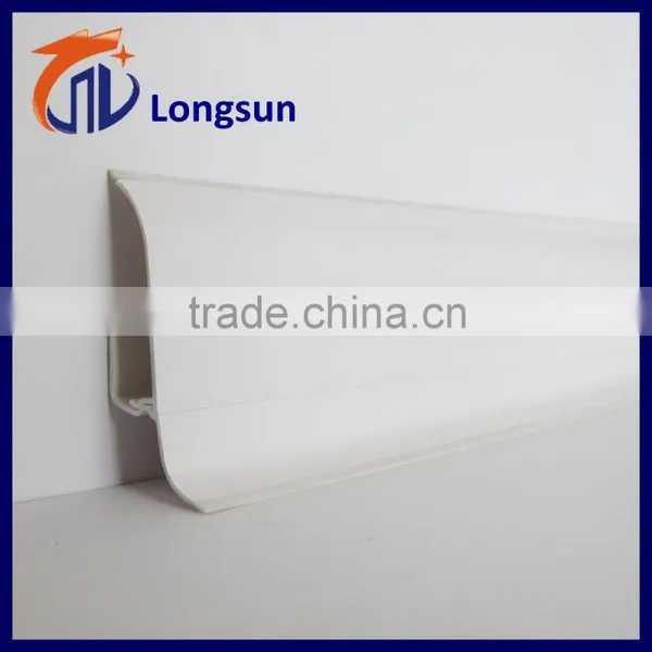 Beautiful White Floor Tiles Pvc Skirting Board at Great Price
