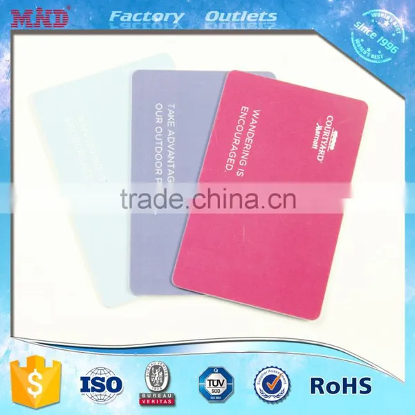 MDC116 HF 13.56MHZ Clear Hard Plastic Pvc Rfid Labels Card photo-4