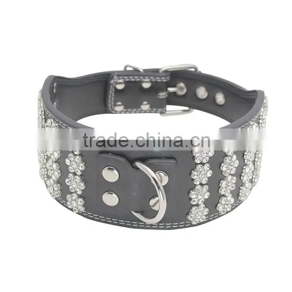 Wholesale 7.5cm Four Rows of Iron Openwork Pet Dog Collars photo-2