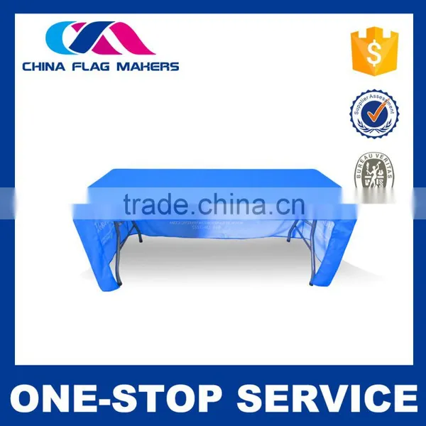 Custom Printed Non-Fading Waterproof 100% Polyester Table Cover Tablecloth photo-2