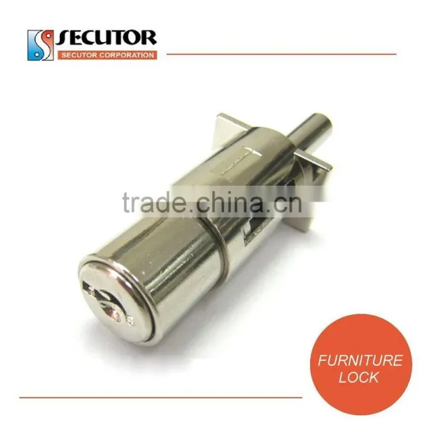 Metal Cabinet Office Desk Cylinder Push Drawer Lock photo-3