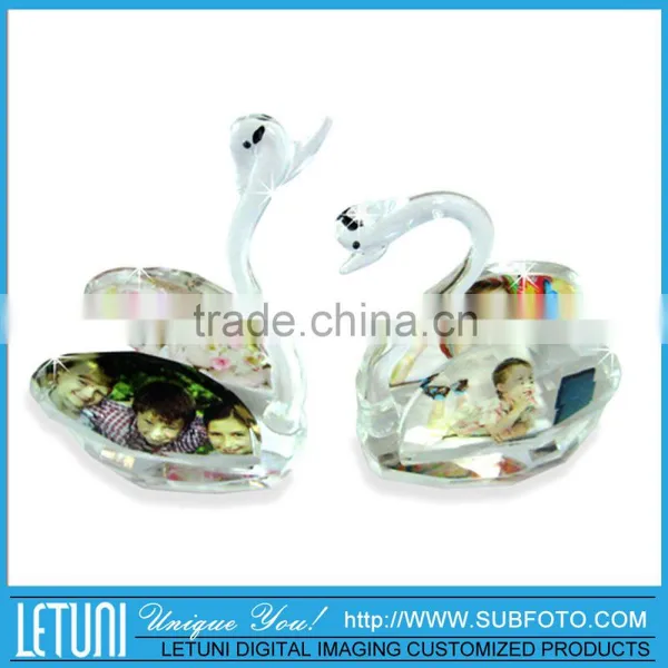 Hotsales Souvenir Crystal Swan Set