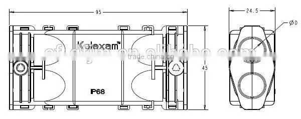 IP68 Plastic Waterproof Electrical Junction Box photo-2