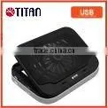 13cm LED Fan Cooling Pad Dual USB Ports (Supports 10" ~ 15")