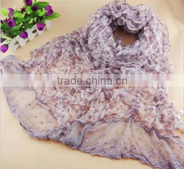 Custom Logo 90x90 Twill Silk Cross Print Scarf for Girls photo-2