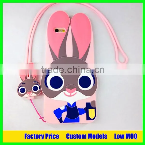 Zootopia New Design Cheap 3D Silicone Phone Case for Iphone 6 photo-4